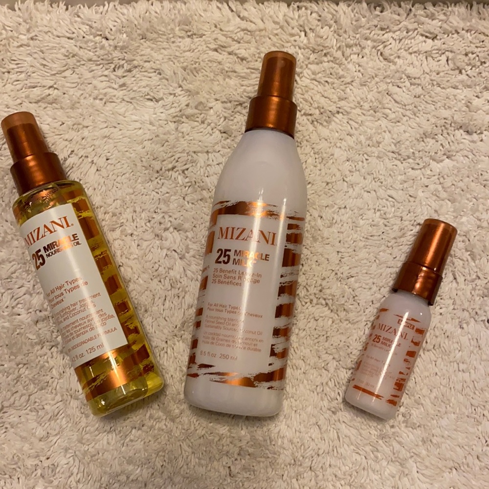 Set of Mizani hair products